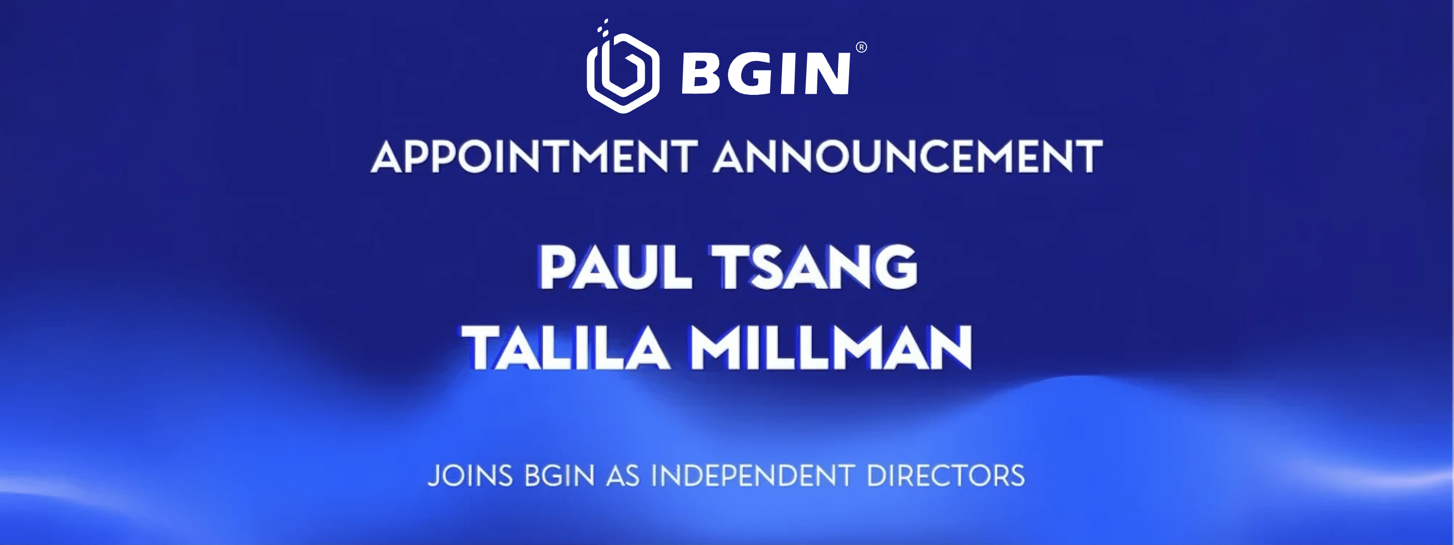 BGIN SELECTED FOR $8 MILLION DATA MINING VENTURE IN CITY OF YORK